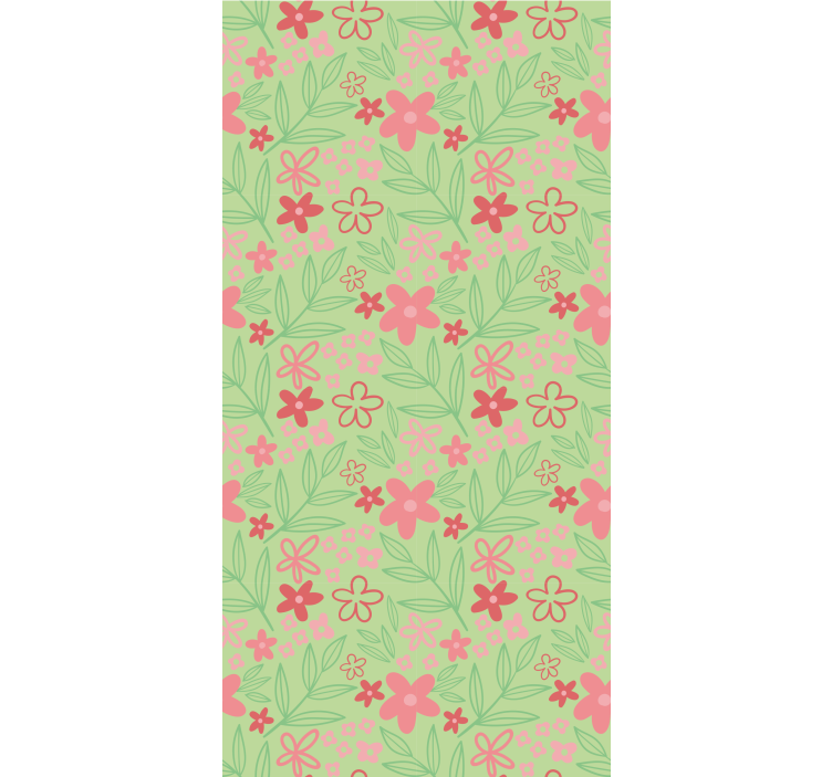 Charming Floral Theme blind flowers and plants - TenStickers