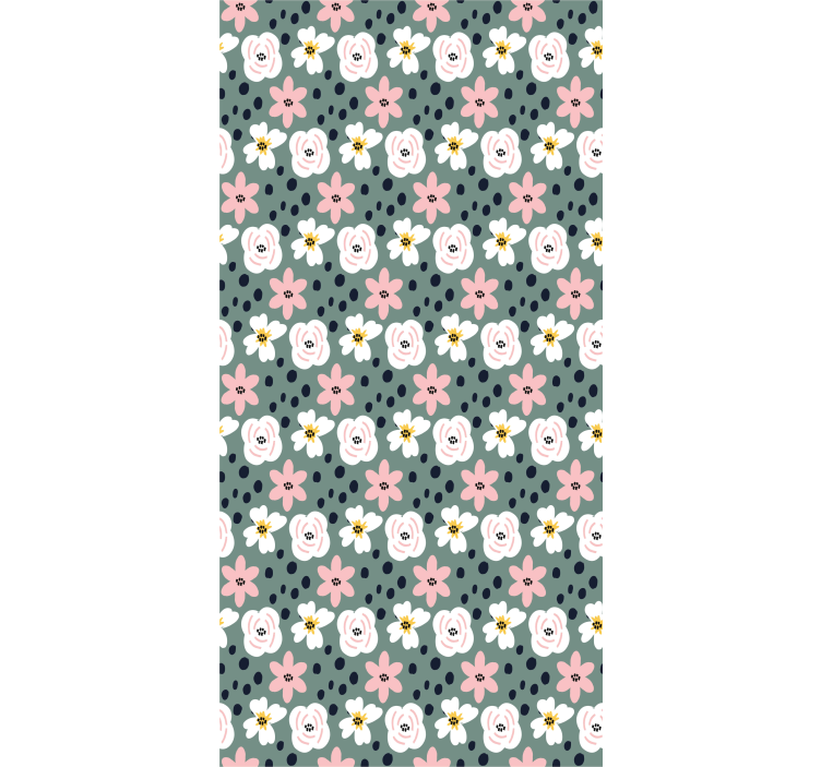 Blooming Floral Design blind flowers and plants - TenStickers