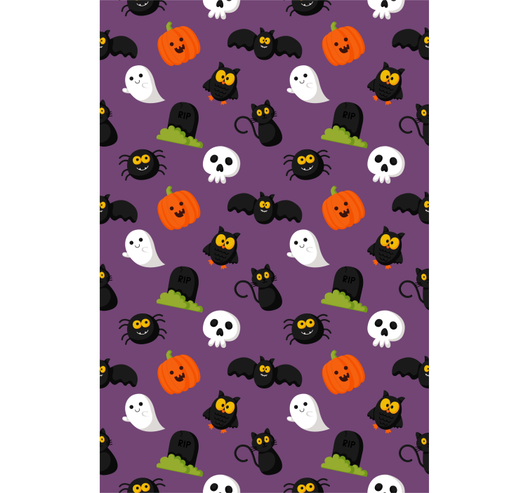 Halloween Themed Characters fun blind - TenStickers