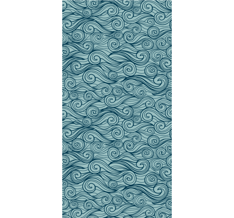 Flowing Wave Patterns pattern roller blind - TenStickers