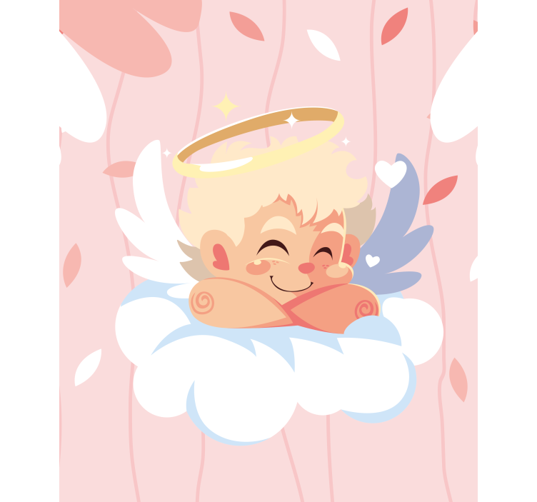 Cute Angelic Character fun blind - TenStickers