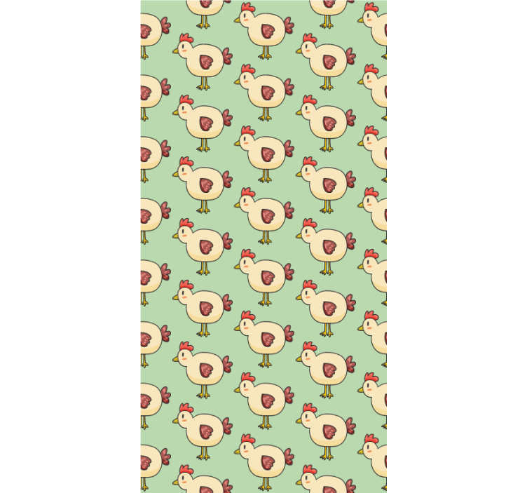 Delightful Chicken Motif animals blind - TenStickers