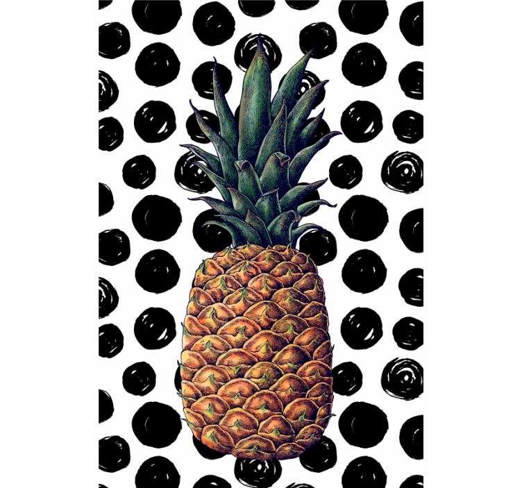 Pineapple with Dots blind fruit and vegetables - TenStickers