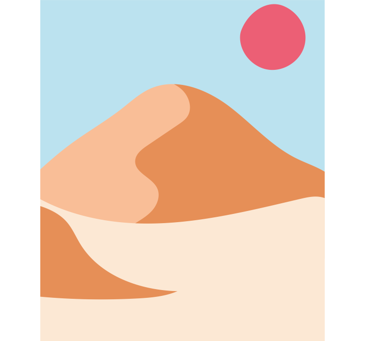 Desert landscape blind original - TenStickers