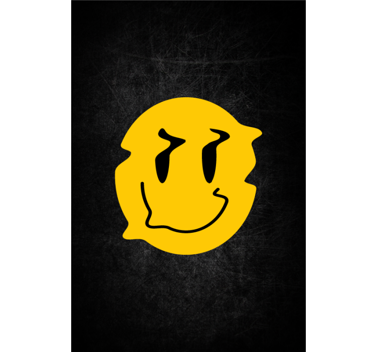 Smiley face design blind geek - TenStickers