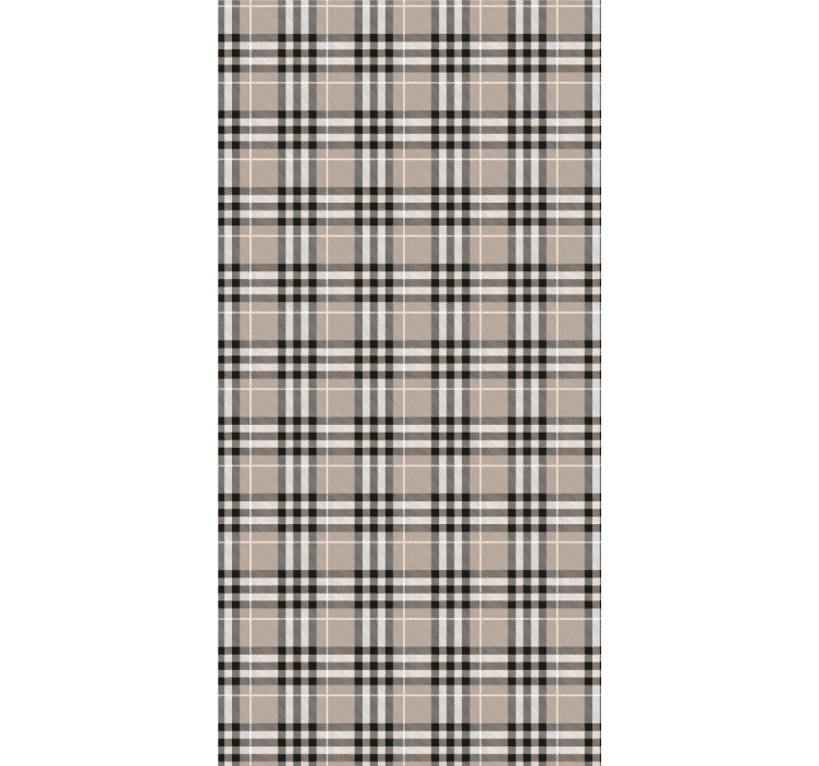 Pattern roller blind classic checkered design - TenStickers