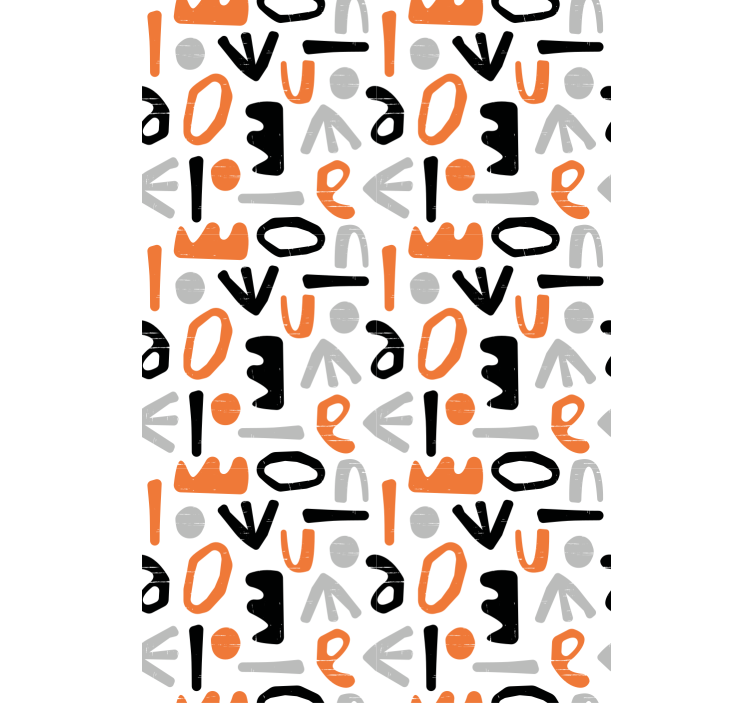 Geometric letters text blind - TenStickers