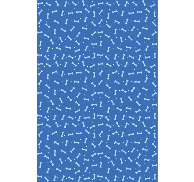 Dog Bone Pattern animals blind - TenStickers