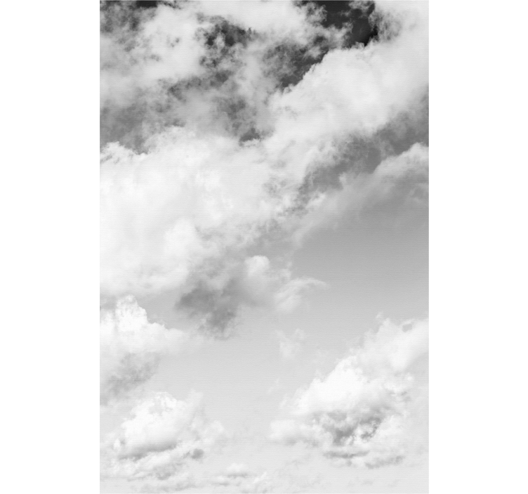 Cloudy Sky View cloud roller blind - TenStickers
