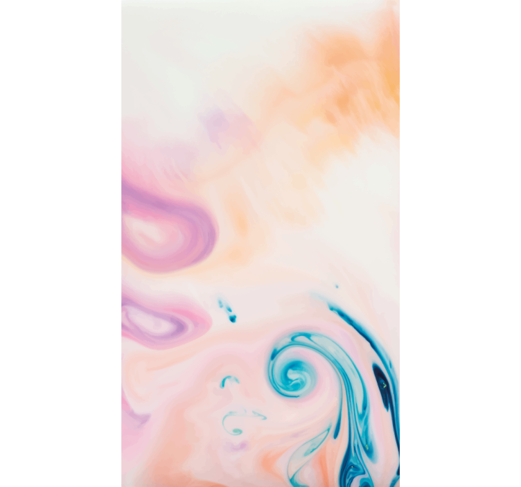 Swirling Pastel Gradient art deco blind - TenStickers