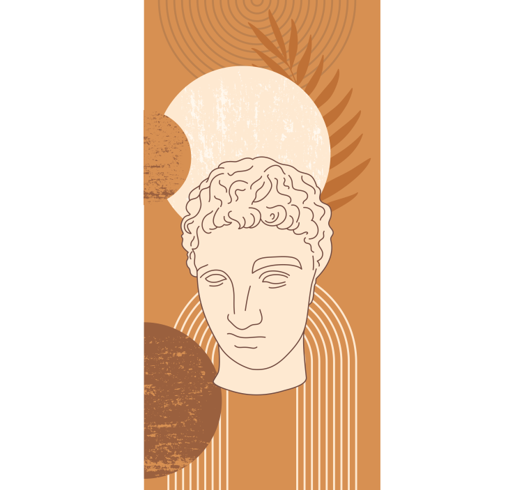 Classic Sculpture Design art deco blind - TenStickers