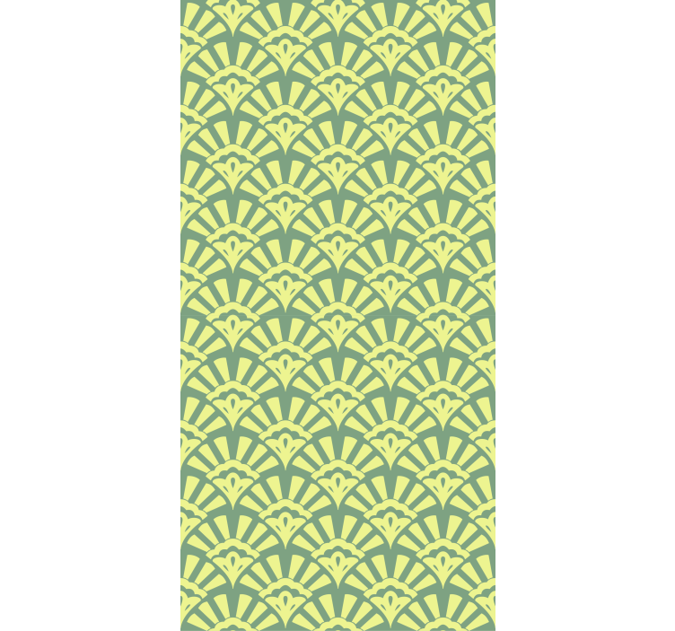 Elegant Leaf Theme pattern roller blind - TenStickers