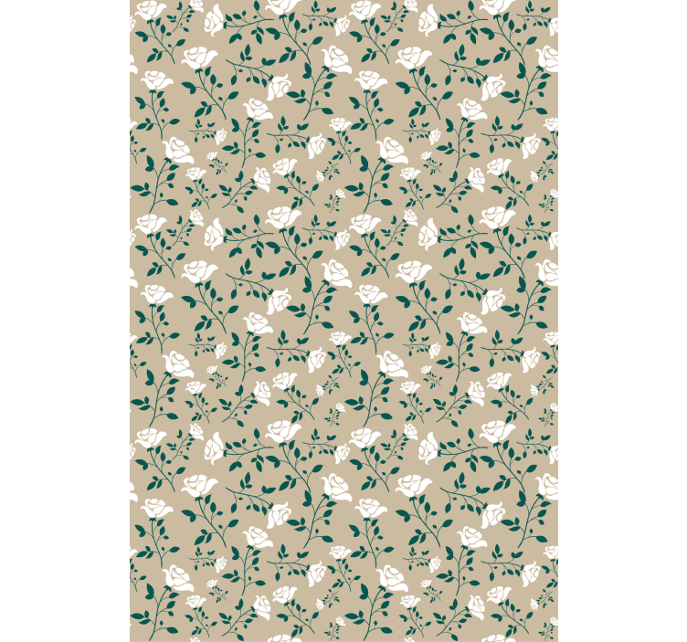 Gentle Botanical Motifs blind flowers and plants - TenStickers