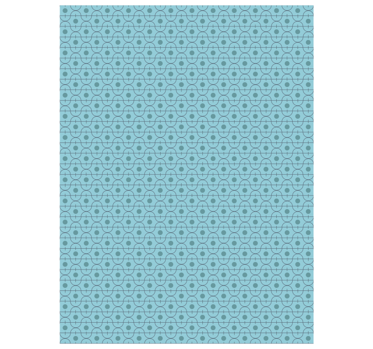 Blue geometric Japanese pattern blind - TenStickers