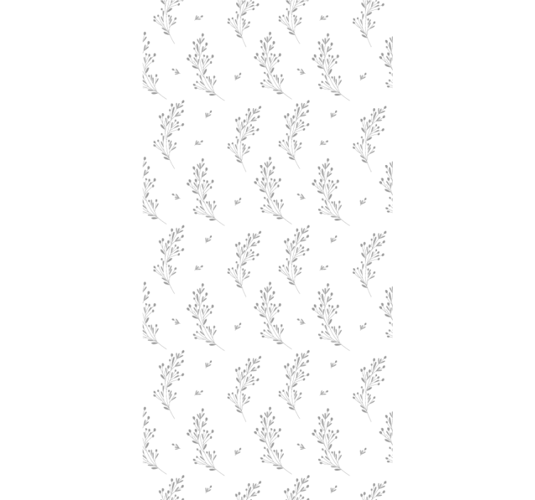 Subtle blossom motif floral roller blind - TenStickers