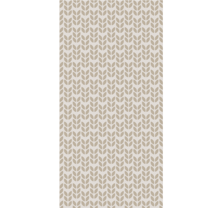 Blind flowers and plants leaf pattern design - TenStickers