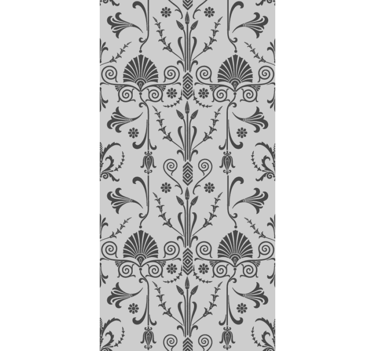 Graceful Botanical Arrangements floral roller blind - TenStickers