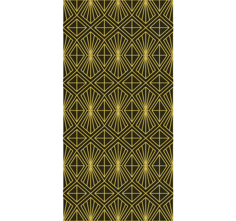 Geometric radiant pattern elegant blind - TenStickers