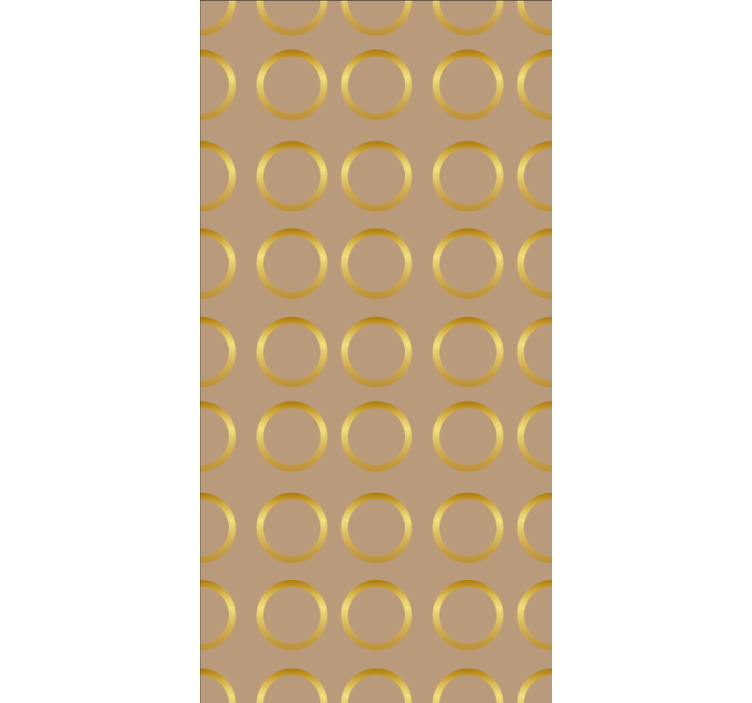 Geometric Circle Theme pattern roller blind - TenStickers