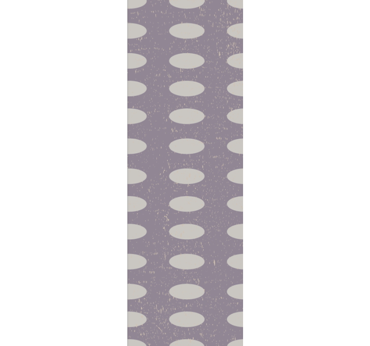 Soft Oval Patterns pattern roller blind - TenStickers
