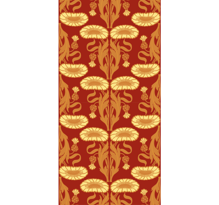 Art Nouveau is a style of art characterized by intricate, flowing - TenStickers