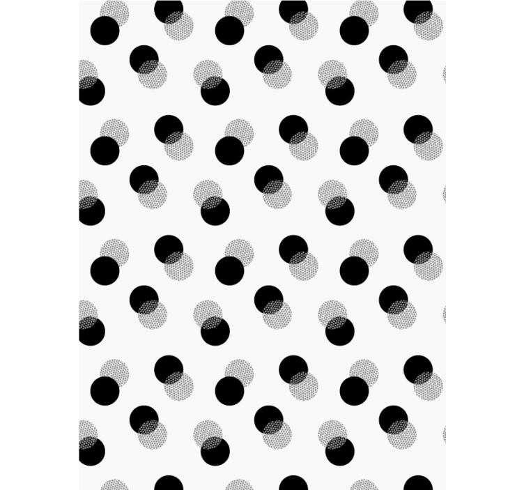Roller Blind with Geometric Dots Design - TenStickers