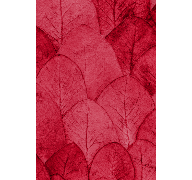 Magenta Leaves = Purple Leaves Living room blind - TenStickers