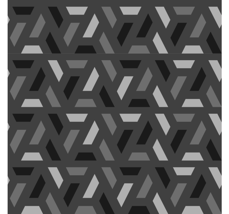 geometric triangles black tones Living room blind - TenStickers