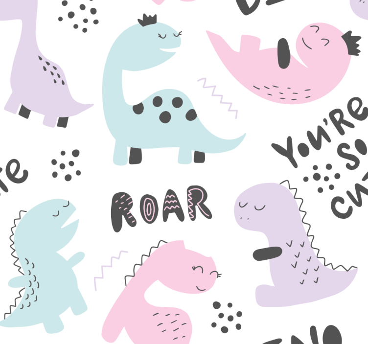 Princess dino Dinosaur blind - TenStickers