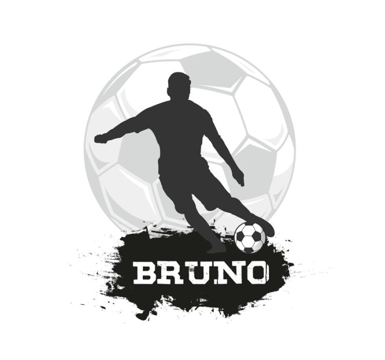 Customisable football ball football blind - TenStickers