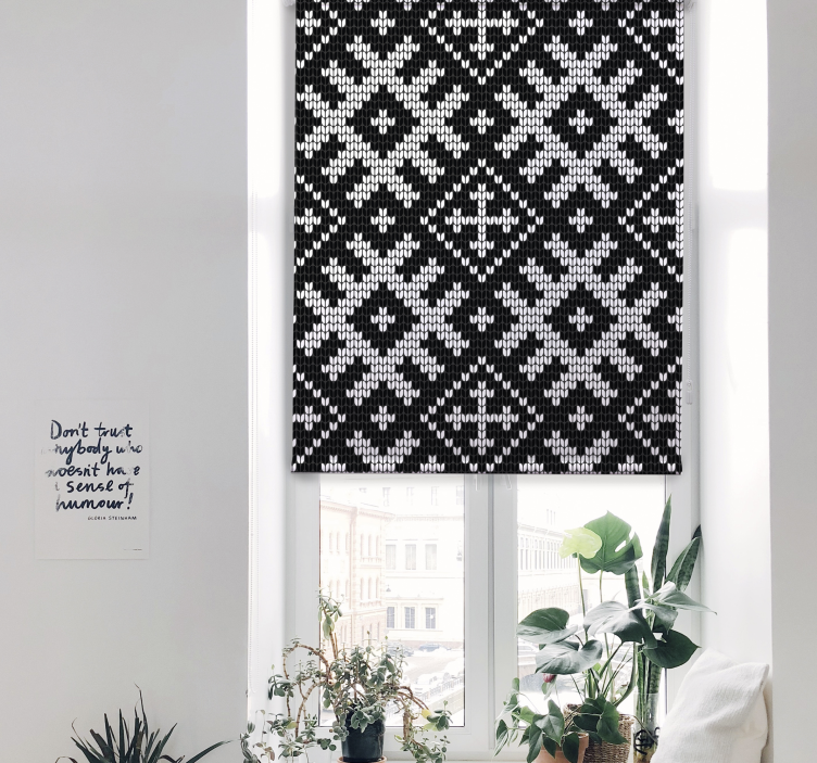 Geometric Pattern Craft modern blind - TenStickers
