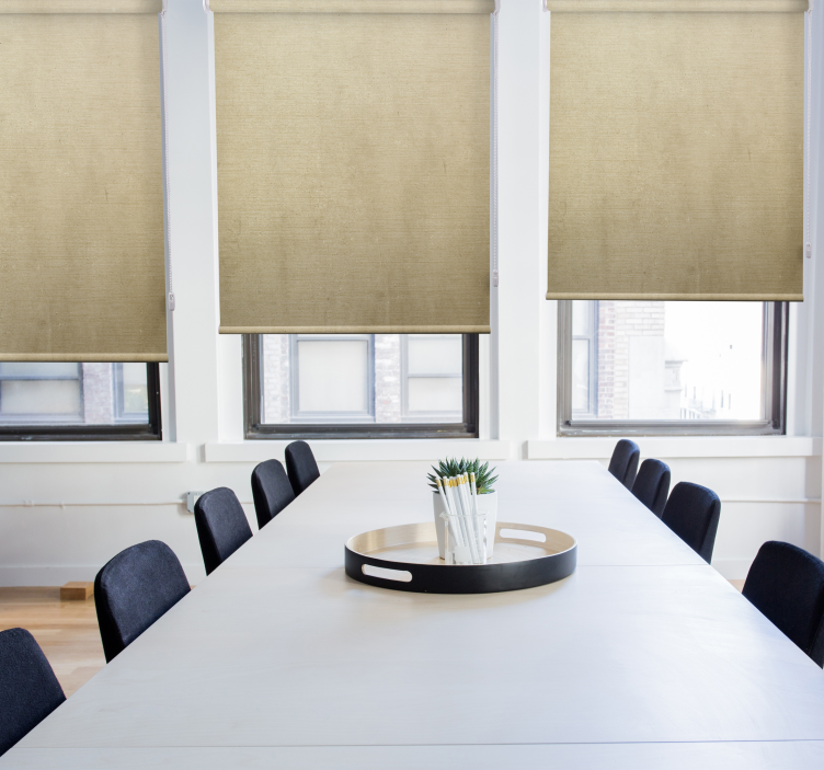 Beige tones Rustic roller blind - TenStickers