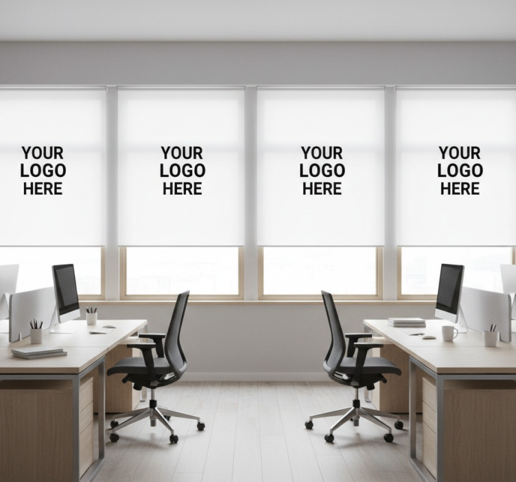 Blind office custom business logo creation - TenStickers