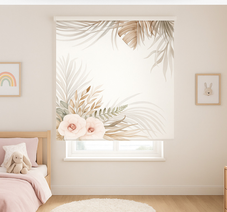 Boho floral design blind children - TenStickers