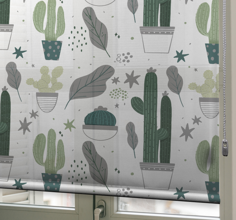 Shaded Tones cactus blind - TenStickers