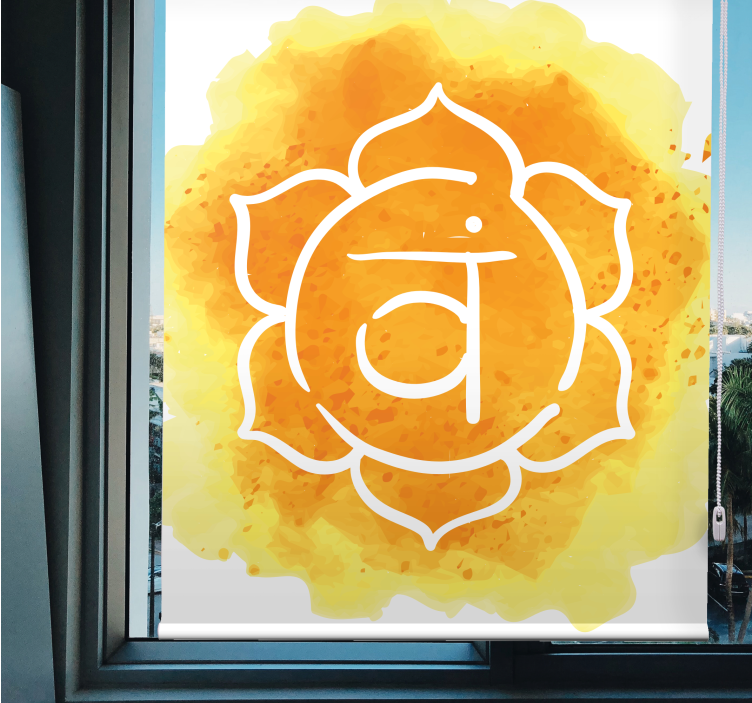 Chakra Symbol Illustration blind - TenStickers