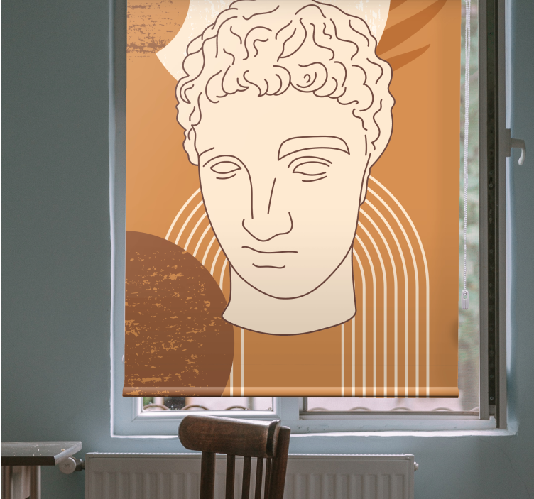 Classic Sculpture Design art deco blind - TenStickers