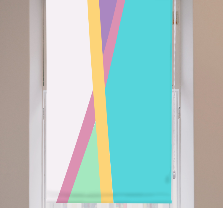 Colorful background color Living room blind - TenStickers