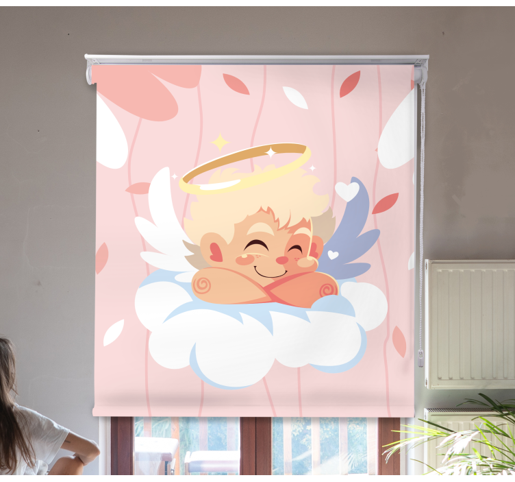 Cute Angelic Character fun blind - TenStickers