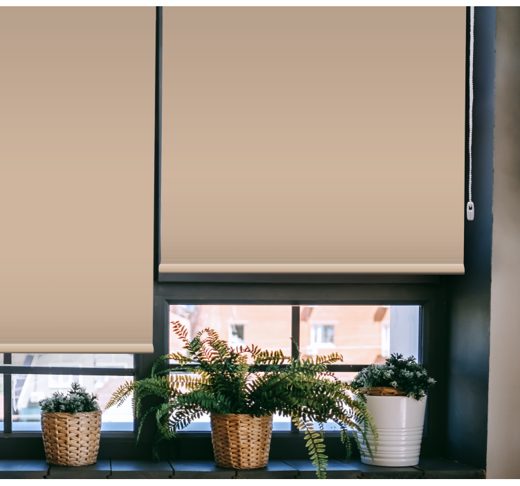 Cute beige colour Living room blind - TenStickers