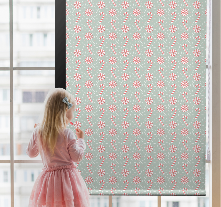 Floral Patterned Design blind flowers and plants - TenStickers