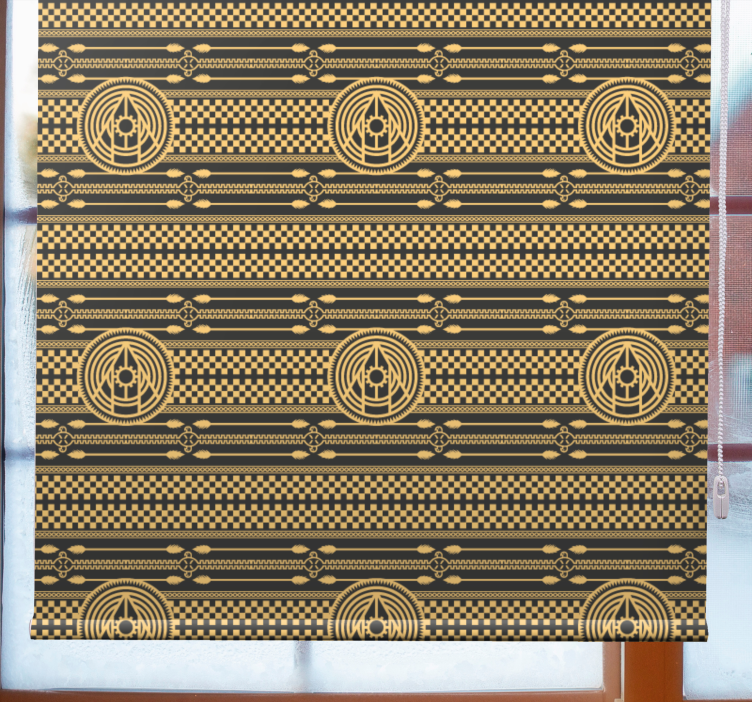 Geometric Patterned Circles blind - TenStickers