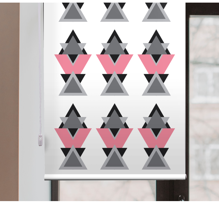 Geometric Triangular Shapes modern blind - TenStickers