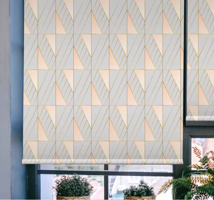 Gometric Patterned Lines modern blind - TenStickers
