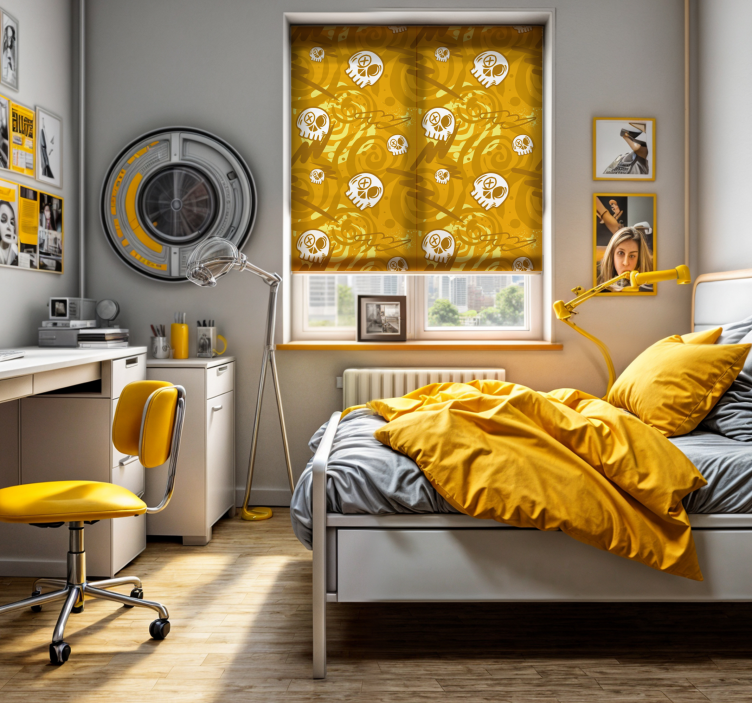 graffiti with skulls  Teen blind - TenStickers