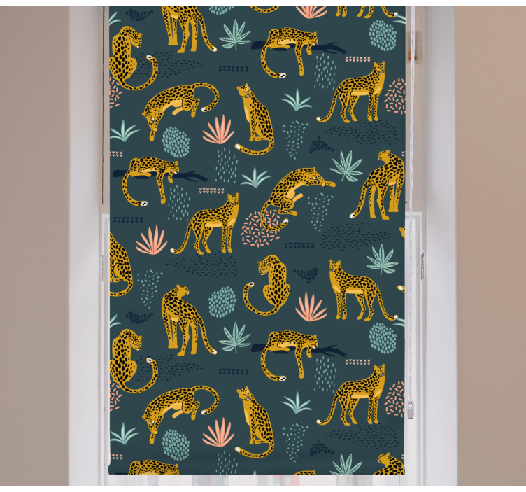 Leopard Jungle Print animals blind - TenStickers