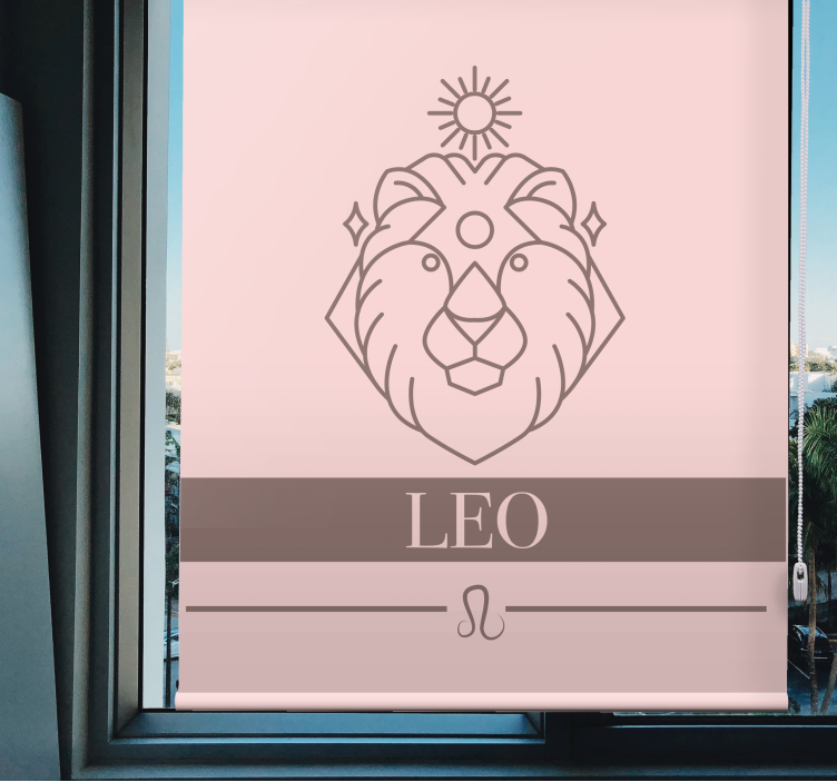 Lion Zodiac Symbol blind original - TenStickers