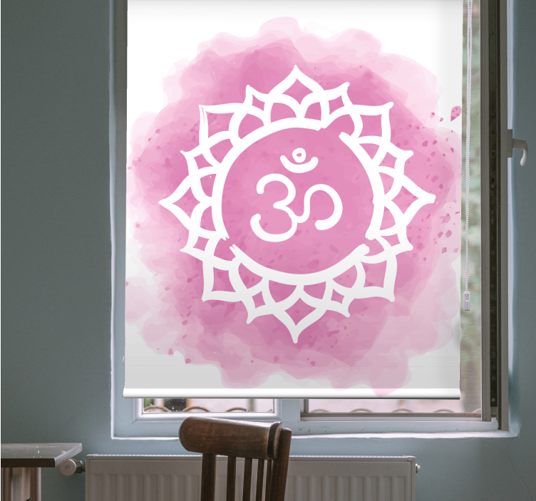 Mandala Om symbol zen blind - TenStickers