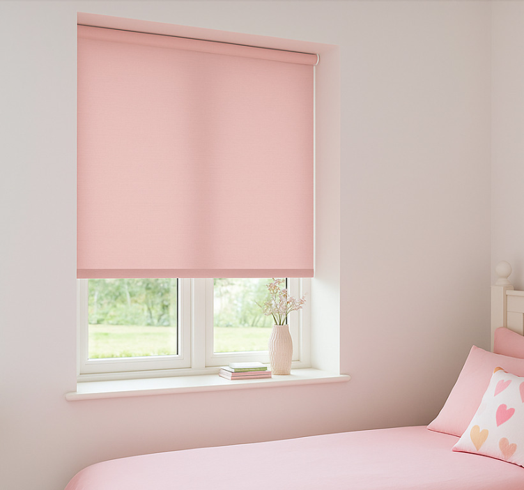 Plain colour motif blind pink - TenStickers