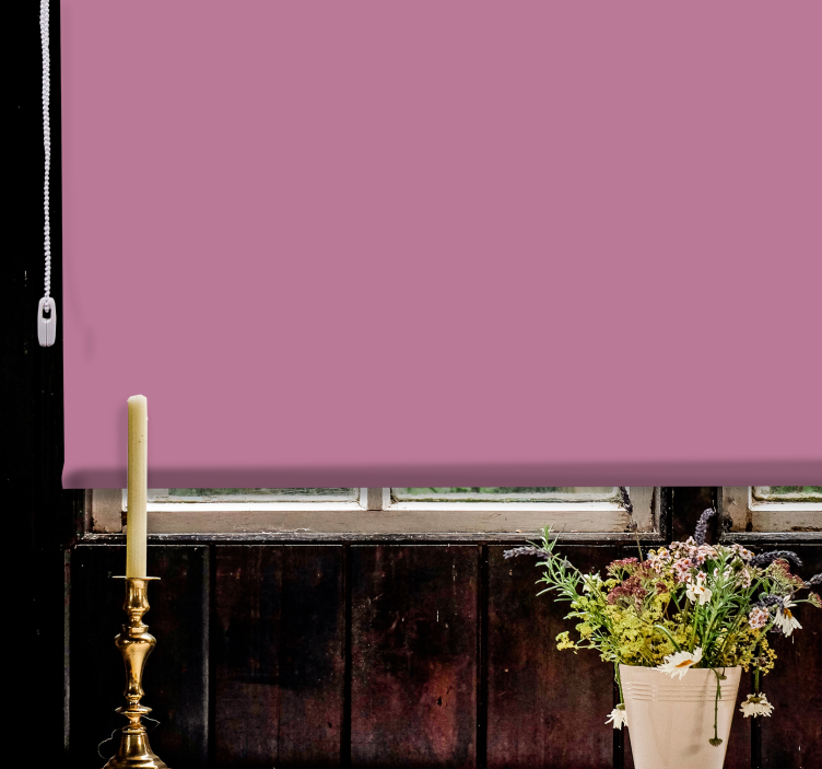 Pink hue blackout roller blind - TenStickers